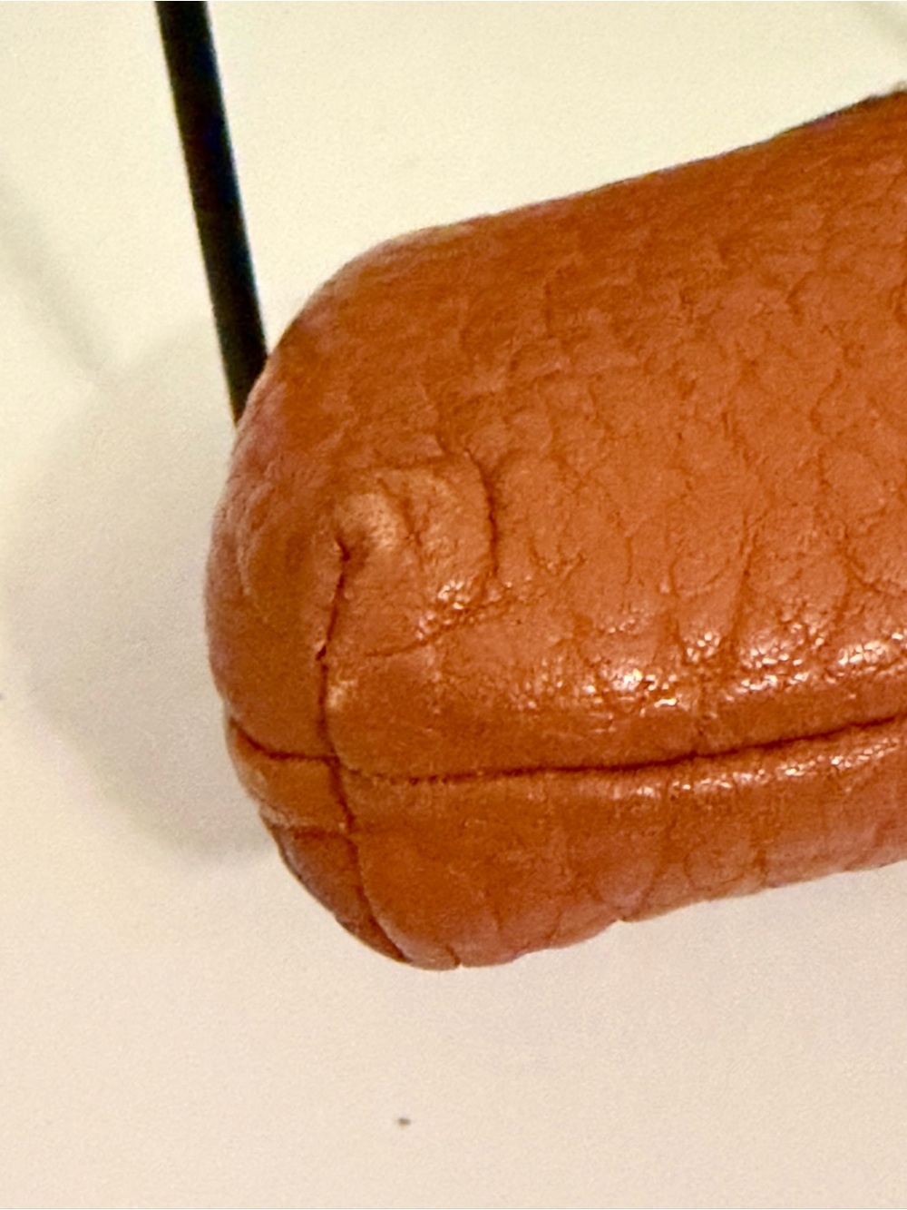 Dooney & Bourke Pebbled Leather Kiss-Lock Coin Purse - British Tan - Picture 5 of 7